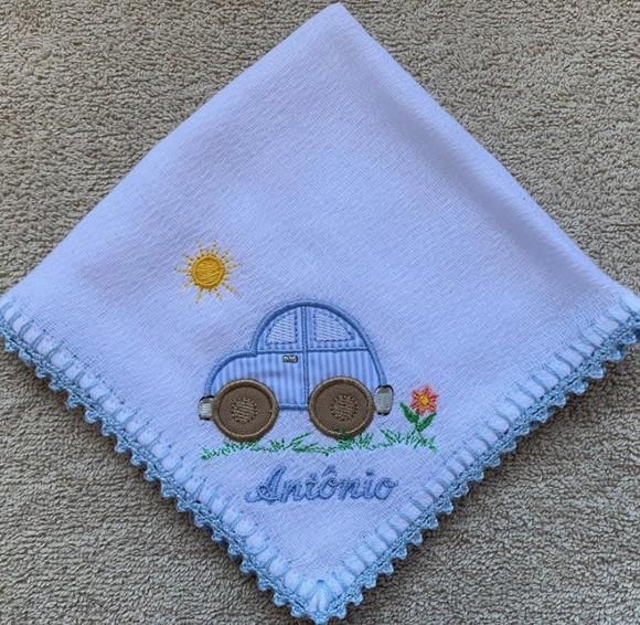 Fraldas Bordadas Personalizadas de Boca