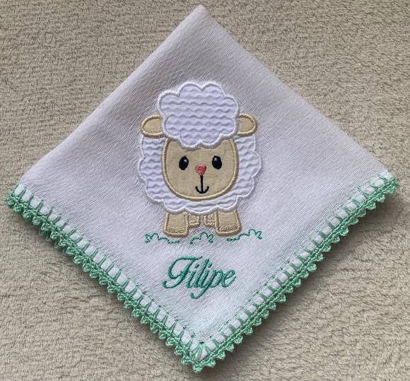 Fraldas Bordadas Personalizadas Passeio e Boca