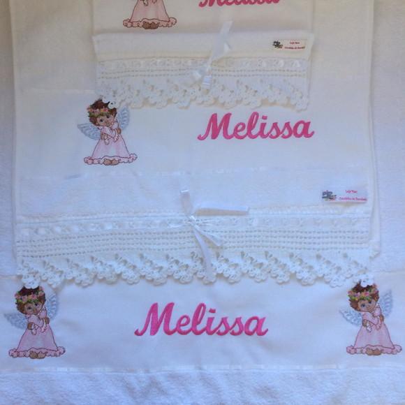 Jogo de Toalhas Personalizadas Feminino