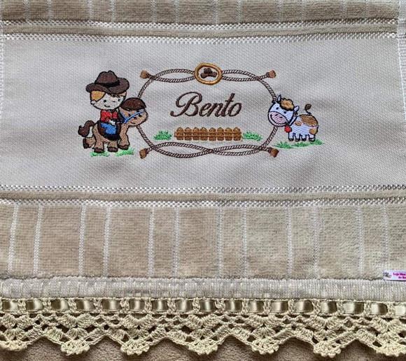 Kit 4 Toalhinhas Bordadas