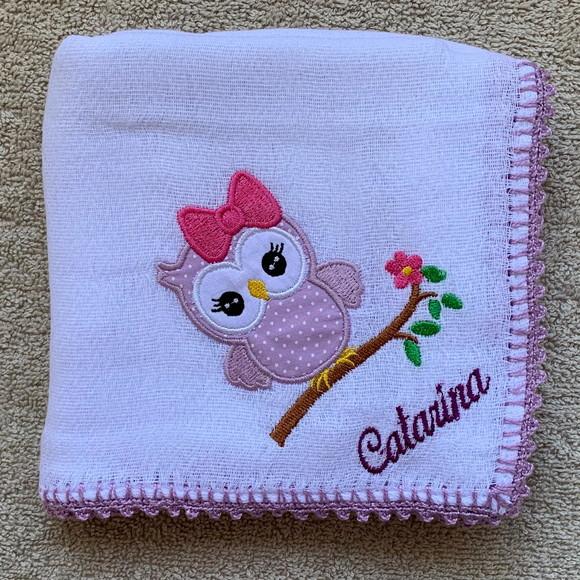 Kit 5 Fraldas de Passeio Bordadas Personalizadas