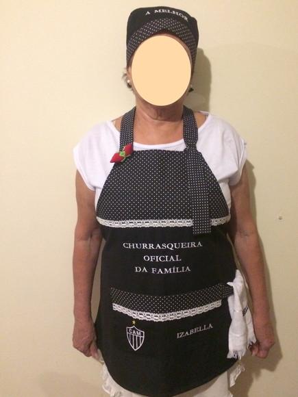 Kit Avental e Bandana para Churrasqueiro Cozinheiro