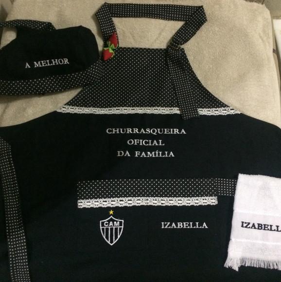 Kit Avental e Bandana para Churrasqueiro Cozinheiro