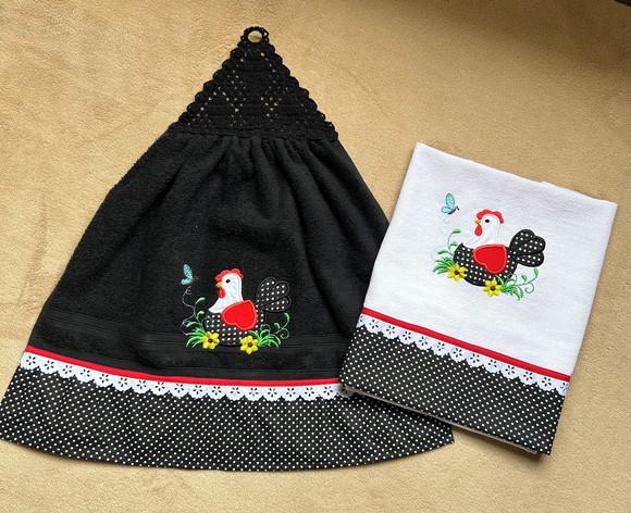 Kit Bate Mão e Pano de Prato