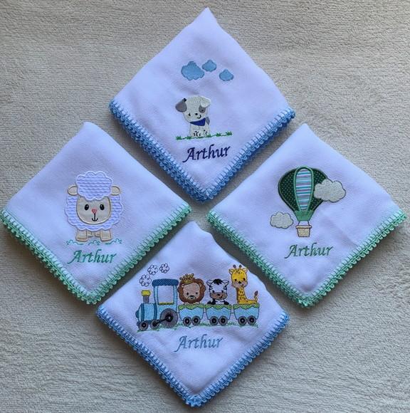 Kit Fraldas Bordada Personalizadas Passeio