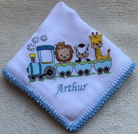 Kit Fraldas Bordada Personalizadas Passeio