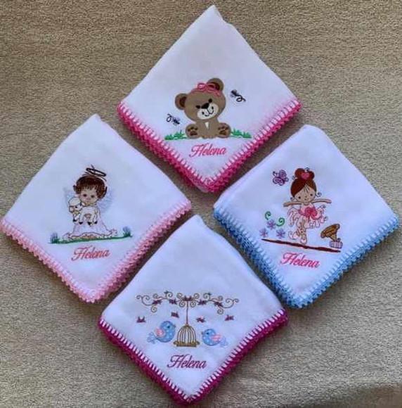 Kit Fraldas de Boca Personalizadas Menina