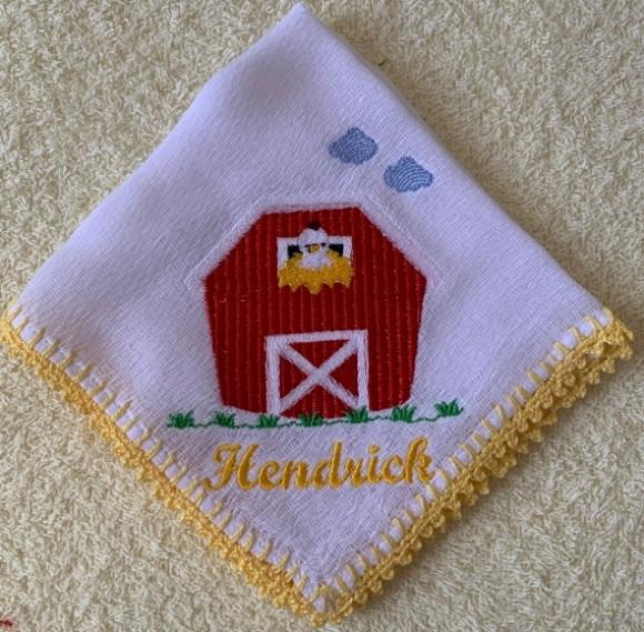 Kit Fraldas de Passeio Bordadas Fazendinha