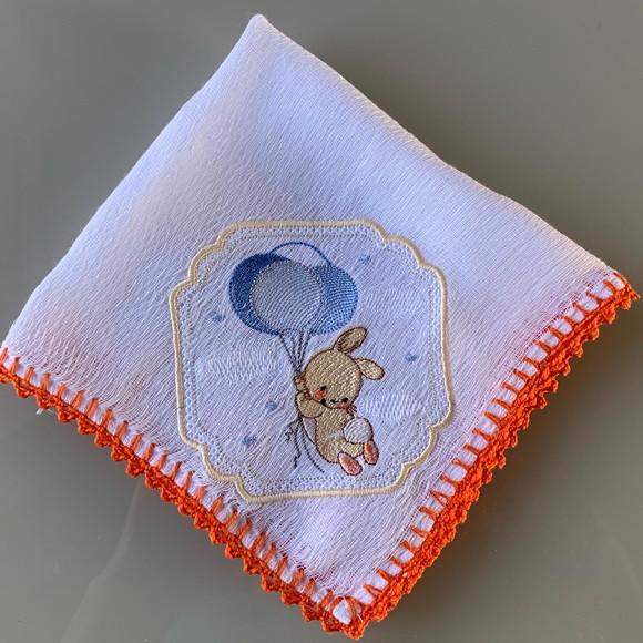 Kit Fraldas de Passeio Personalizadas Acabamento em Crochê