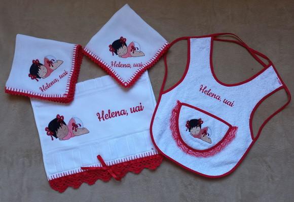 Kit para Bebê Bordado