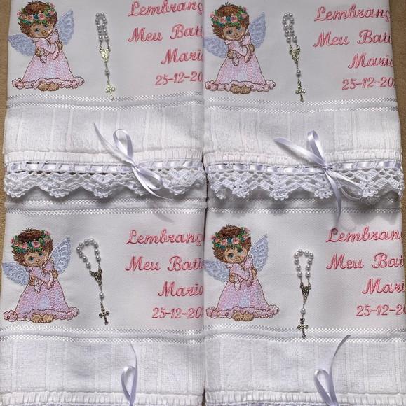 Kit para Batizado 5 Toalhinhas