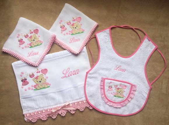 Kit para Bebê Personalizado Ursa