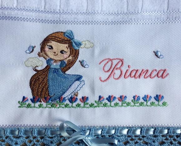 Kit para Bebê Toalhinha e Fralda de Boca Princesa