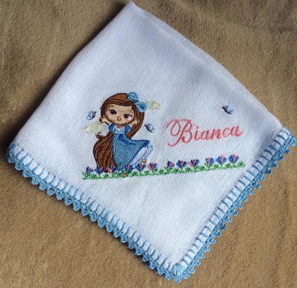 Kit para Bebê Toalhinha e Fralda de Boca Princesa