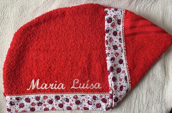Kit para Viagem Porta Lingerie e Toalha para Cabelo