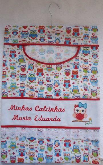 Kit Porta Calcinhas e Porta Meias Infantil