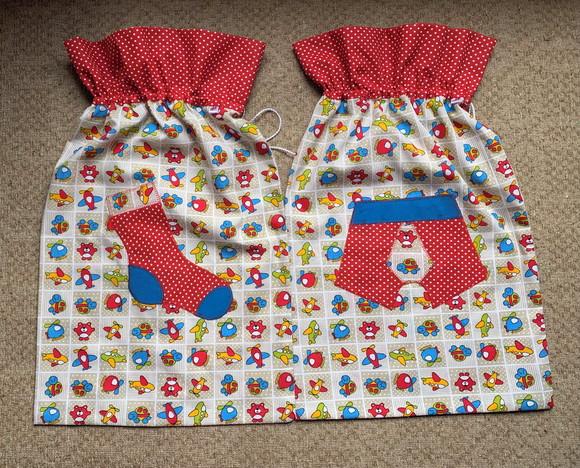 Kit Porta Cuecas e Meias Infantil para Viagem