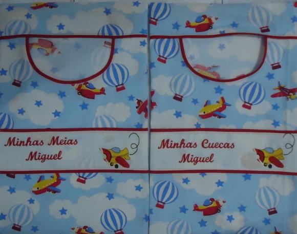 Kit Porta Cuecas e Meias para Viagem