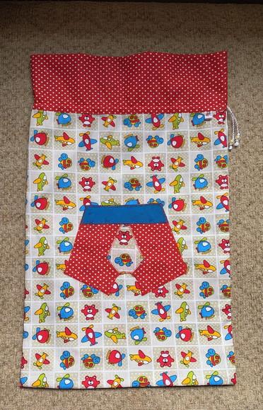 Kit Porta Cuecas e Meias Infantil para Viagem