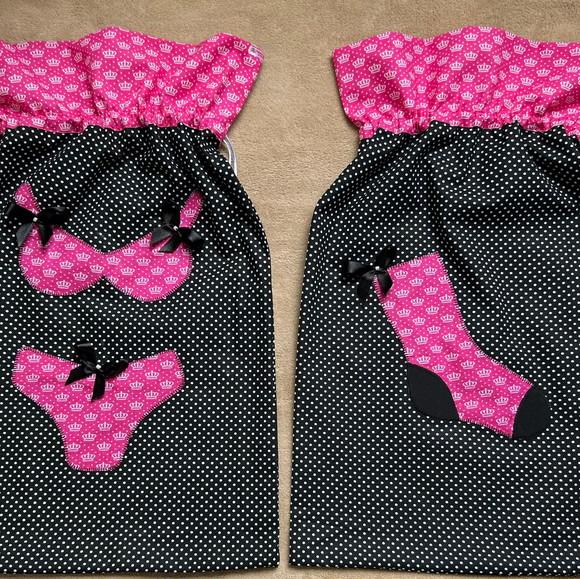 Kit Porta Lingerie e Porta Meias para Viagem