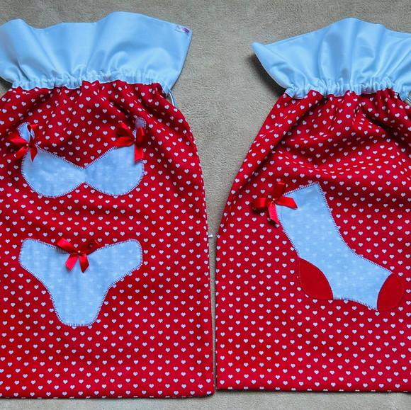 Kit Porta Lingerie e Porta Meias para Viagem