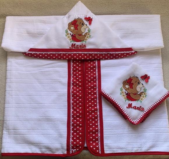 Kit Toalha de Banho, Fralda de Boca