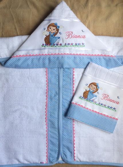 Kit Toalhas de Banho e Mão Princesa