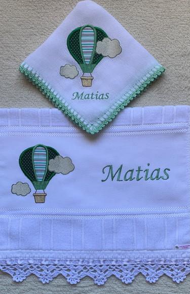 Kit Toalhinha e Fralda de Boca Balão