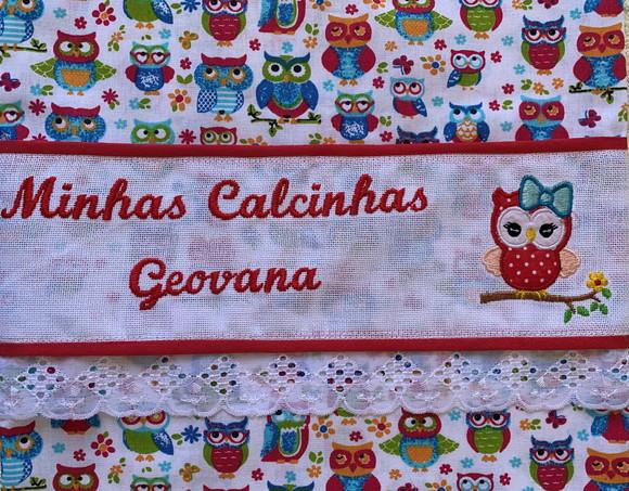 Porta Calcinhas Corujinha