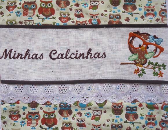 Porta Calcinhas Corujinha de Óculos