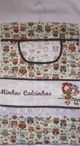 Porta Calcinhas Corujinha de Óculos