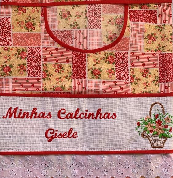 Porta Calcinhas Patchwork