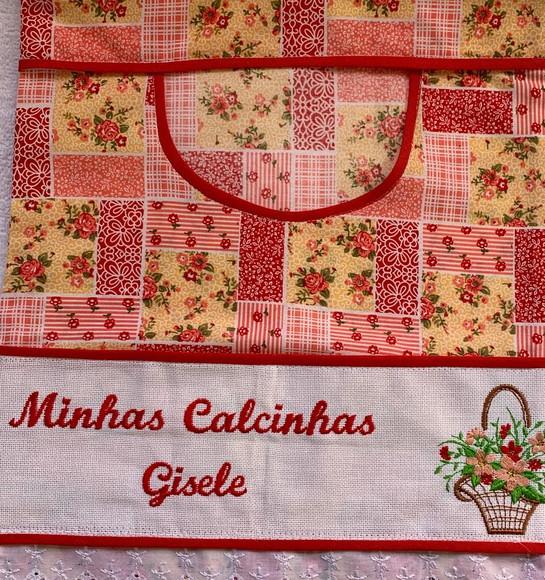 Porta Calcinhas Patchwork