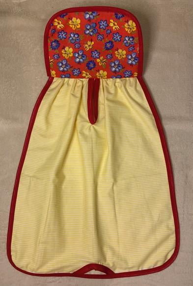 Puxa Saco sem Elástico Amarelo e Vermelho