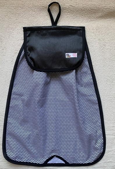 Puxa Saco sem Elástico Preto Chevron