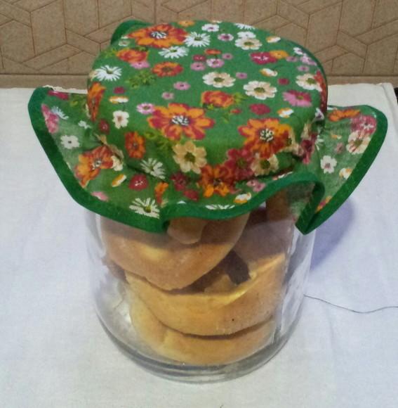 Tampinhas Decorativas em Tecido para Potes