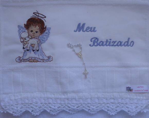 Toalha para Batizado Menino