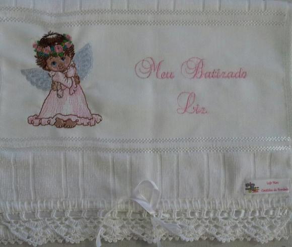 Toalha para Batizado Menina