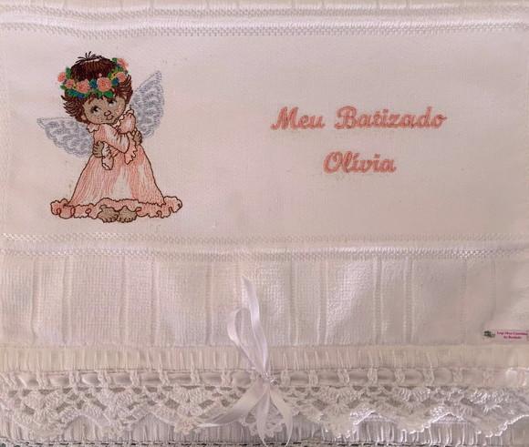 Toalha para Batizado Menina
