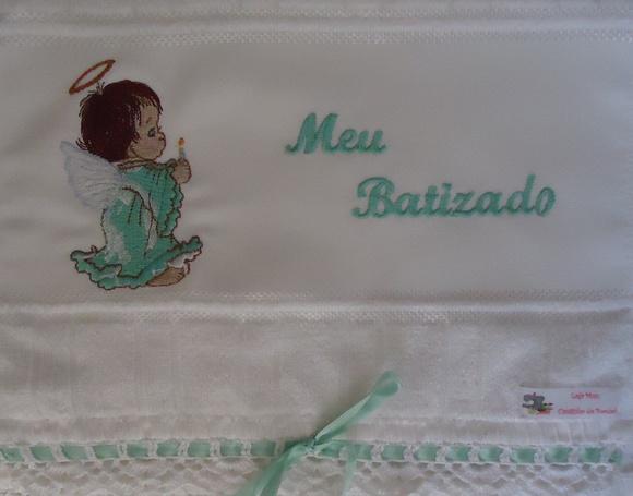 Toalha para Batizado Menino