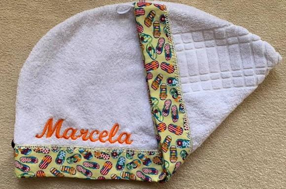 Toalha para cabelo (super absorvente)