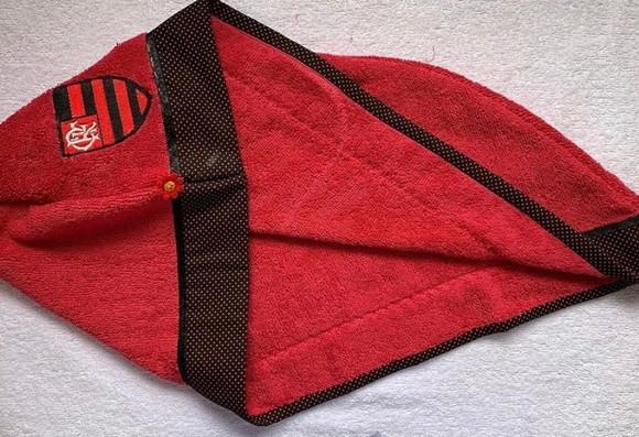 Toalha para Cabelo Bordada e Personalizada Times