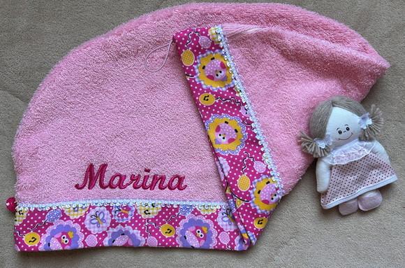 Toalha para Cabelo Personalizada Infantil