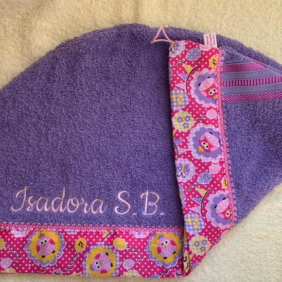 Toalha para Cabelo Personalizada Infantil