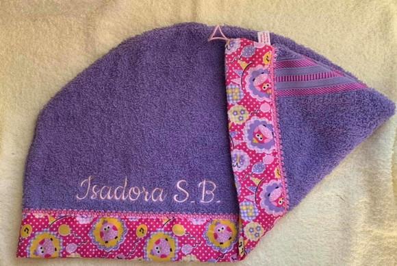 Toalha para Cabelo Personalizada Infantil