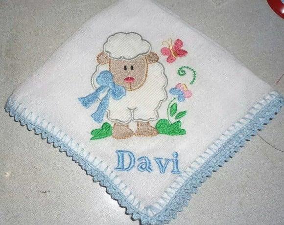 Fralda de Passeio Personalizada Menino