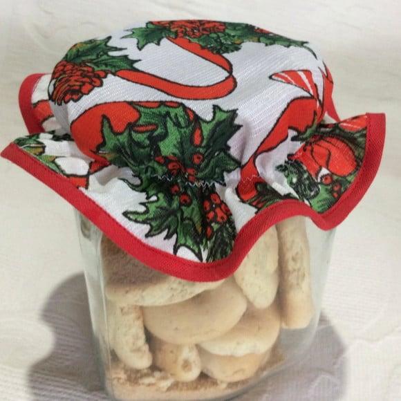 Jogo de Tampinhas p/ Potes Natal