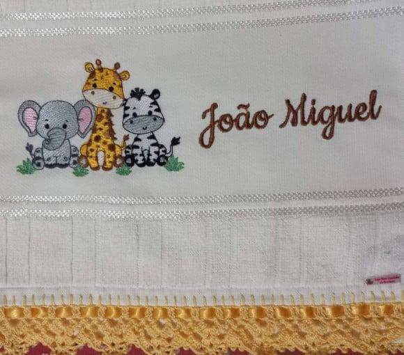 Kit 4 Toalhinhas Bordadas