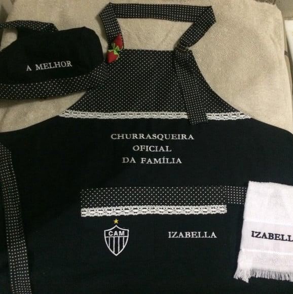 Kit Avental e Bandana para Churrasqueiro Cozinheiro
