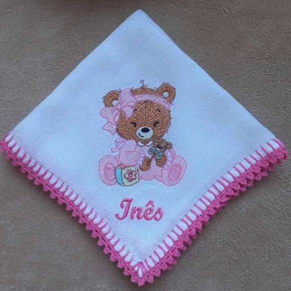 Kit com 3 Fraldas de Boca Personalizadas